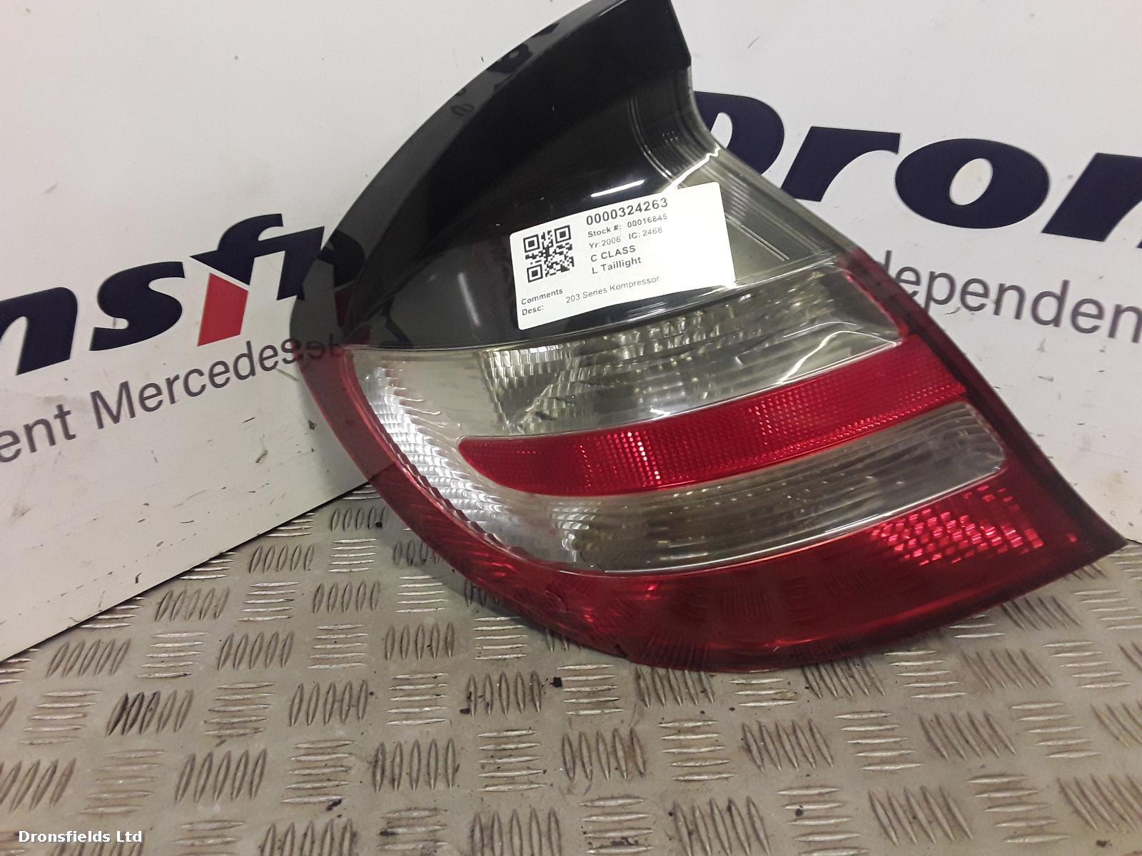 View Auto part L Taillight Mercedes C Class 2006
