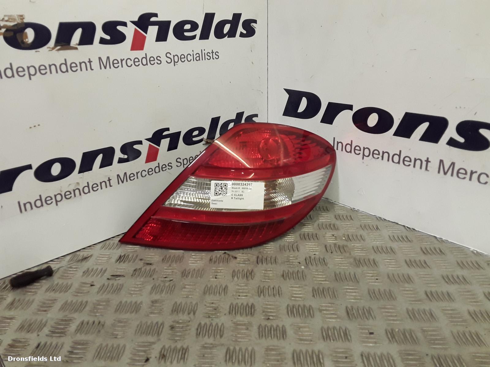 View Auto part R Taillight Mercedes C Class 2011