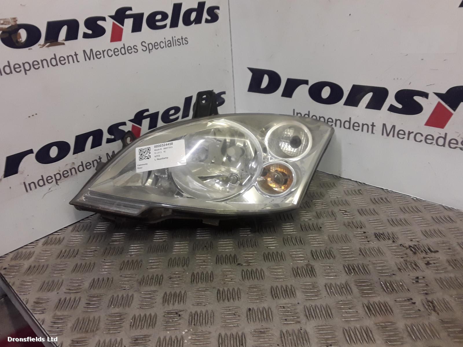 View Auto part L Headlamp Mercedes Vito 2013