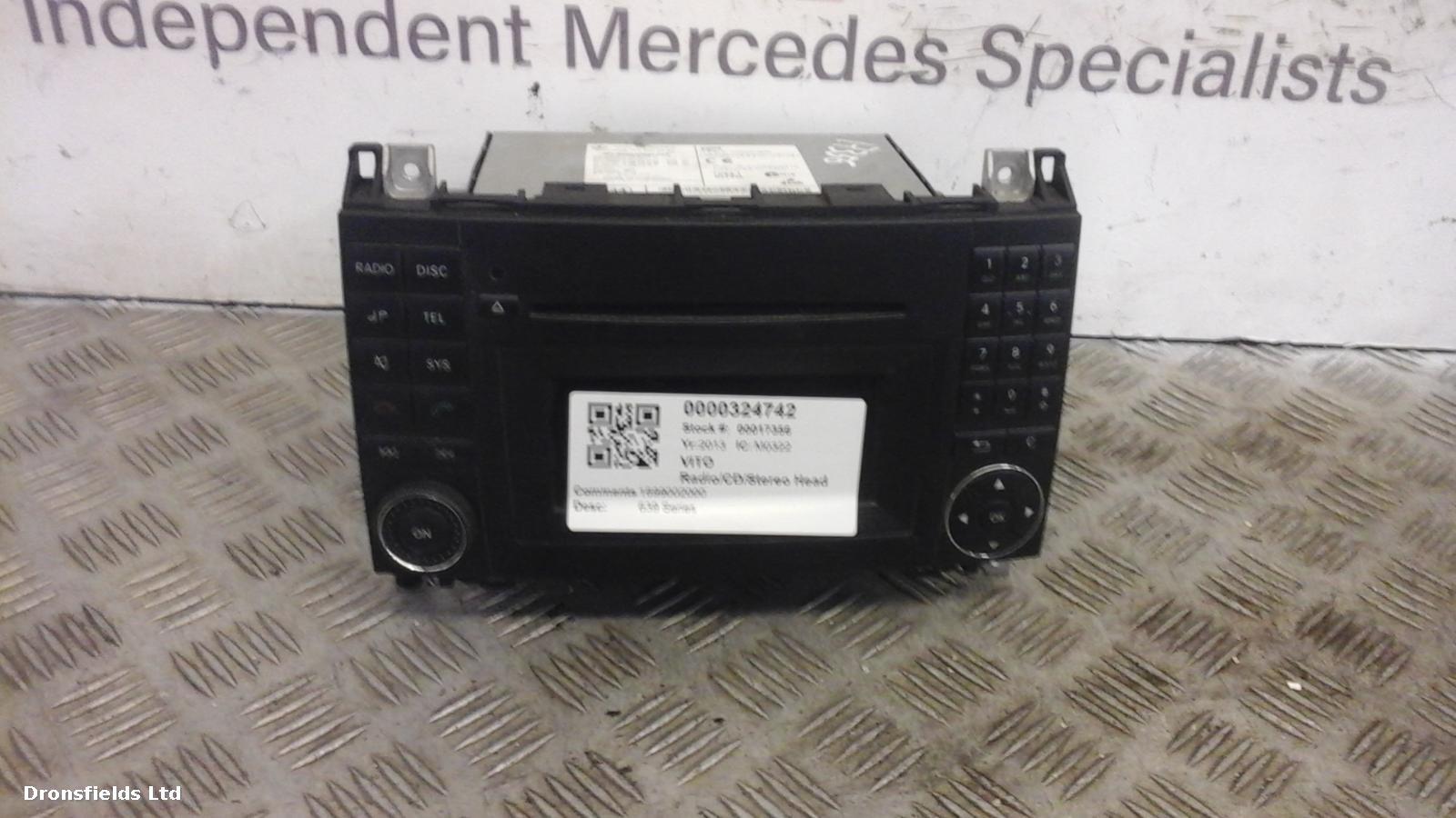 View Auto part A/V Equipment Mercedes Vito 2013