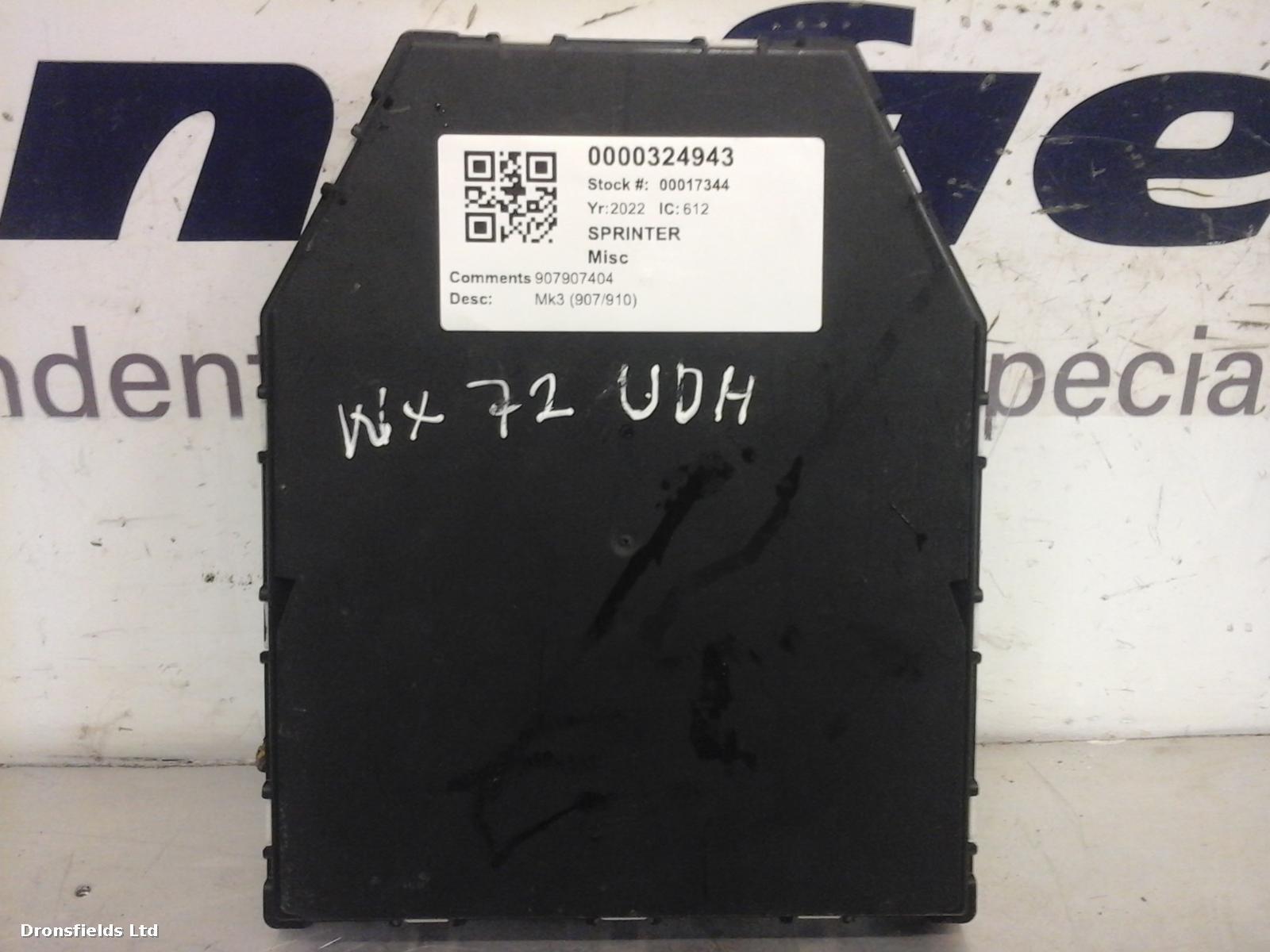 View Auto part Misc Mercedes Sprinter 2022