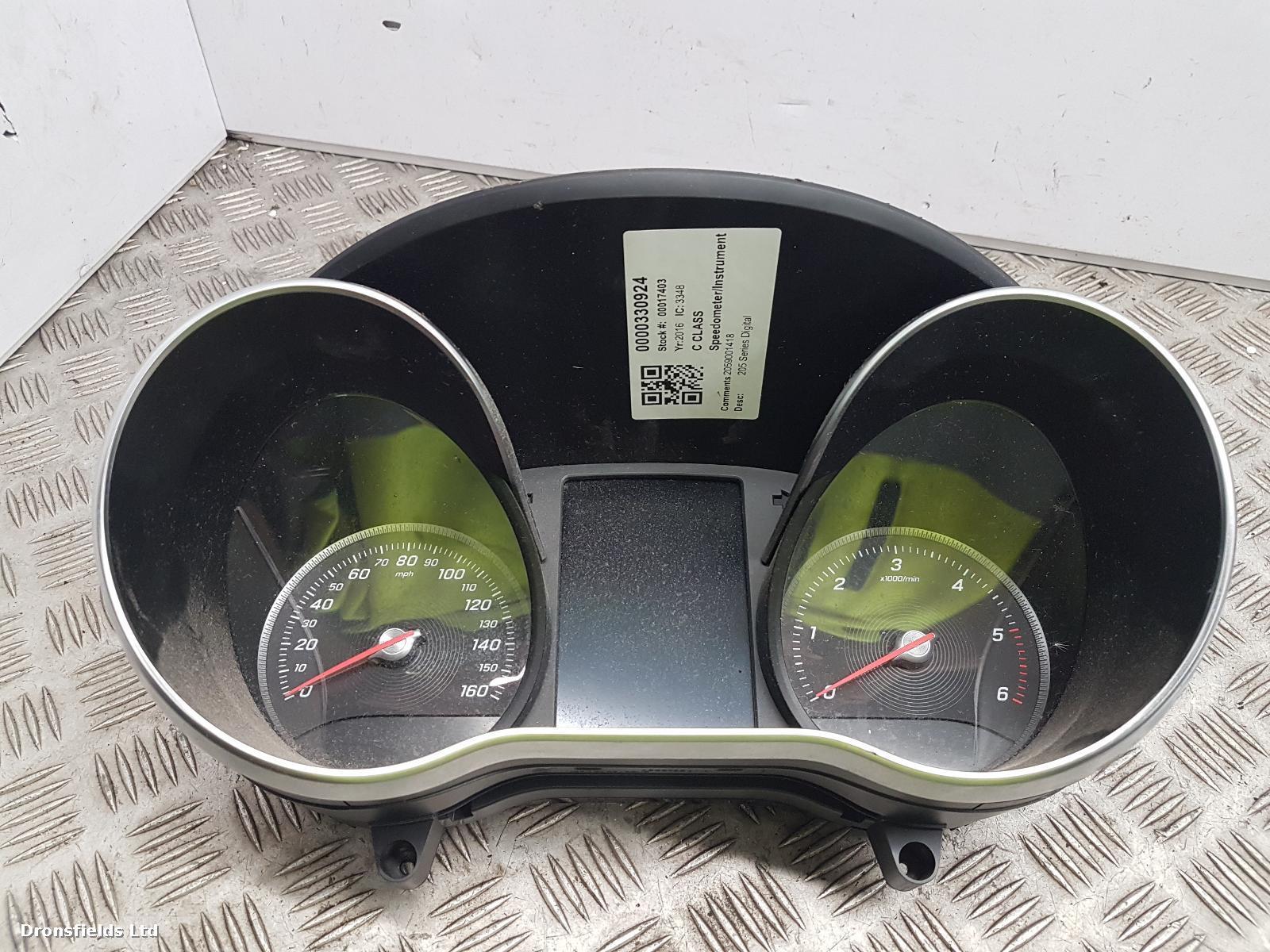 View Auto part Speedometer Mercedes C Class 2016