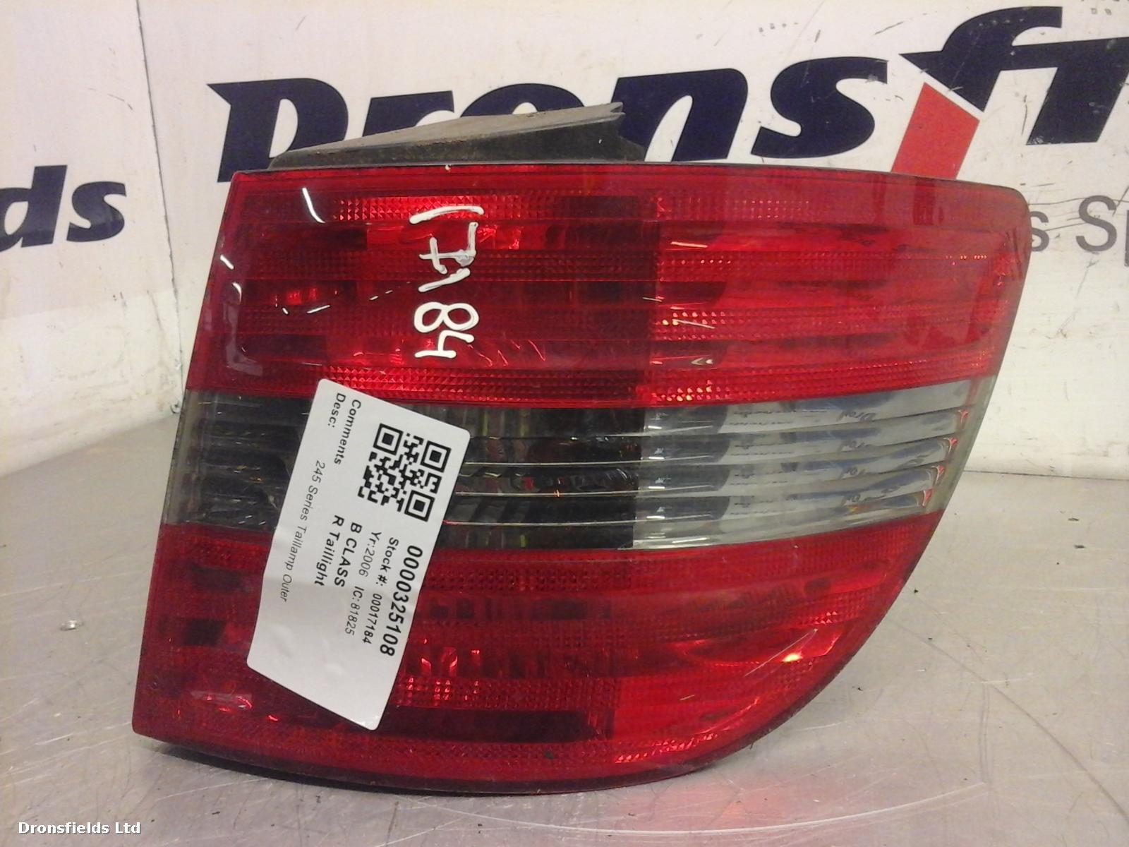 View Auto part R Taillight Mercedes B Class 2006