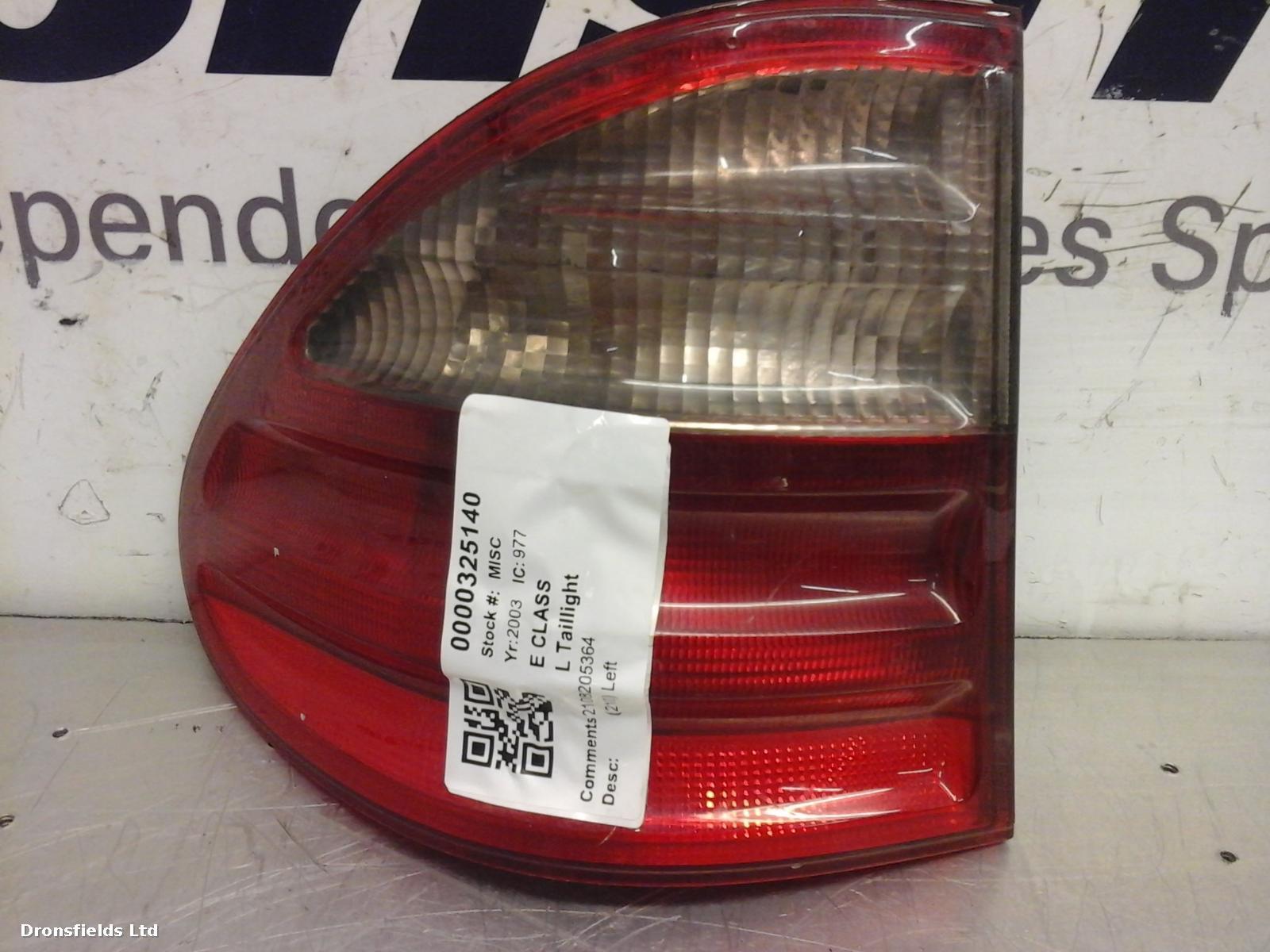 View Auto part L Taillight Mercedes E Class 2003