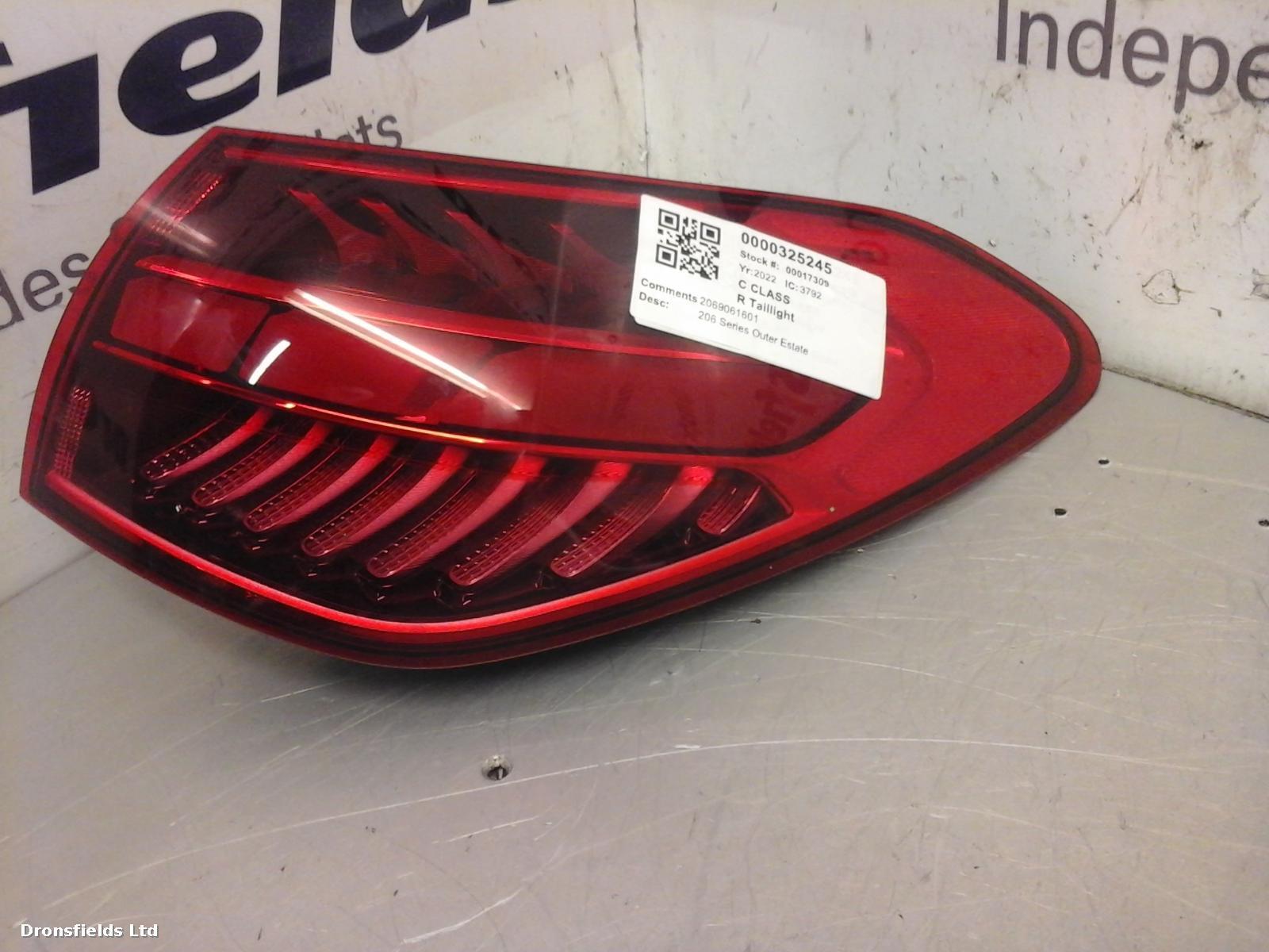 View Auto part R Taillight Mercedes C Class 2022