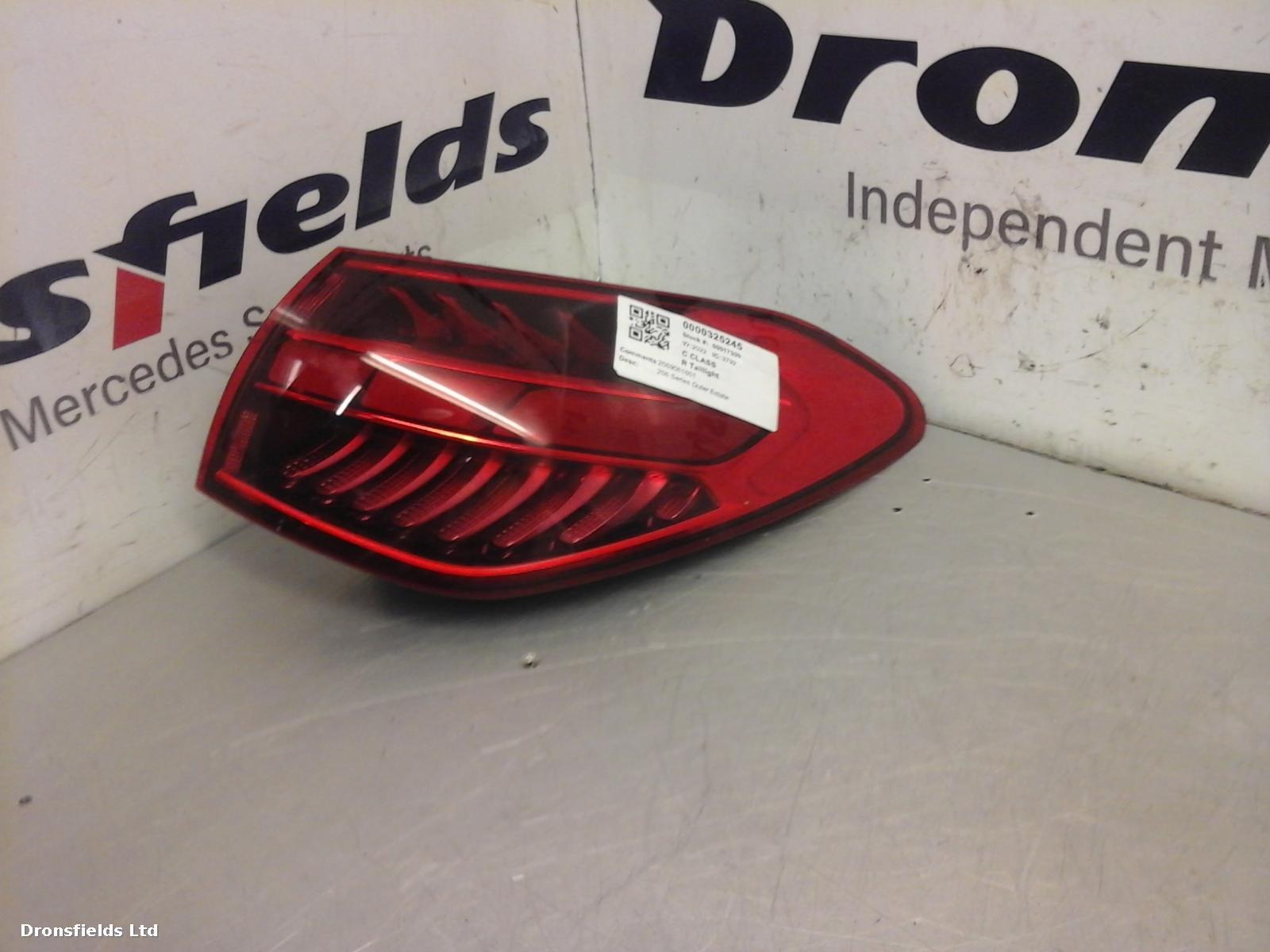 View Auto part R Taillight Mercedes C Class 2022