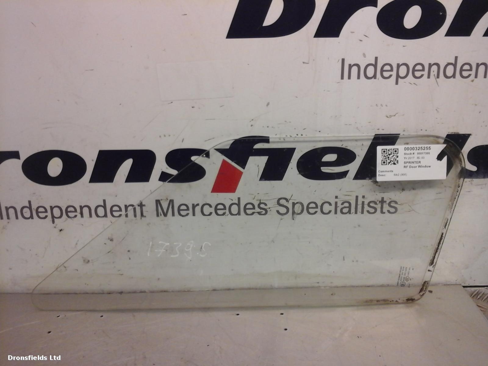 View Auto part RF Door Window Mercedes Sprinter 2017