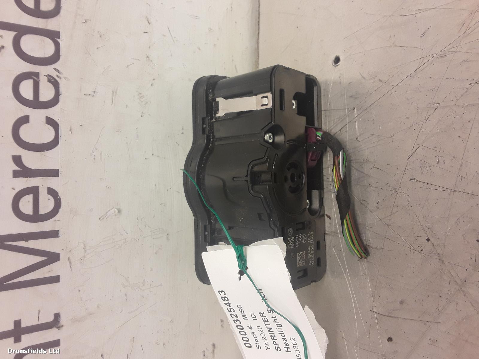 View Auto part Headlight Switch Mercedes Sprinter 2020