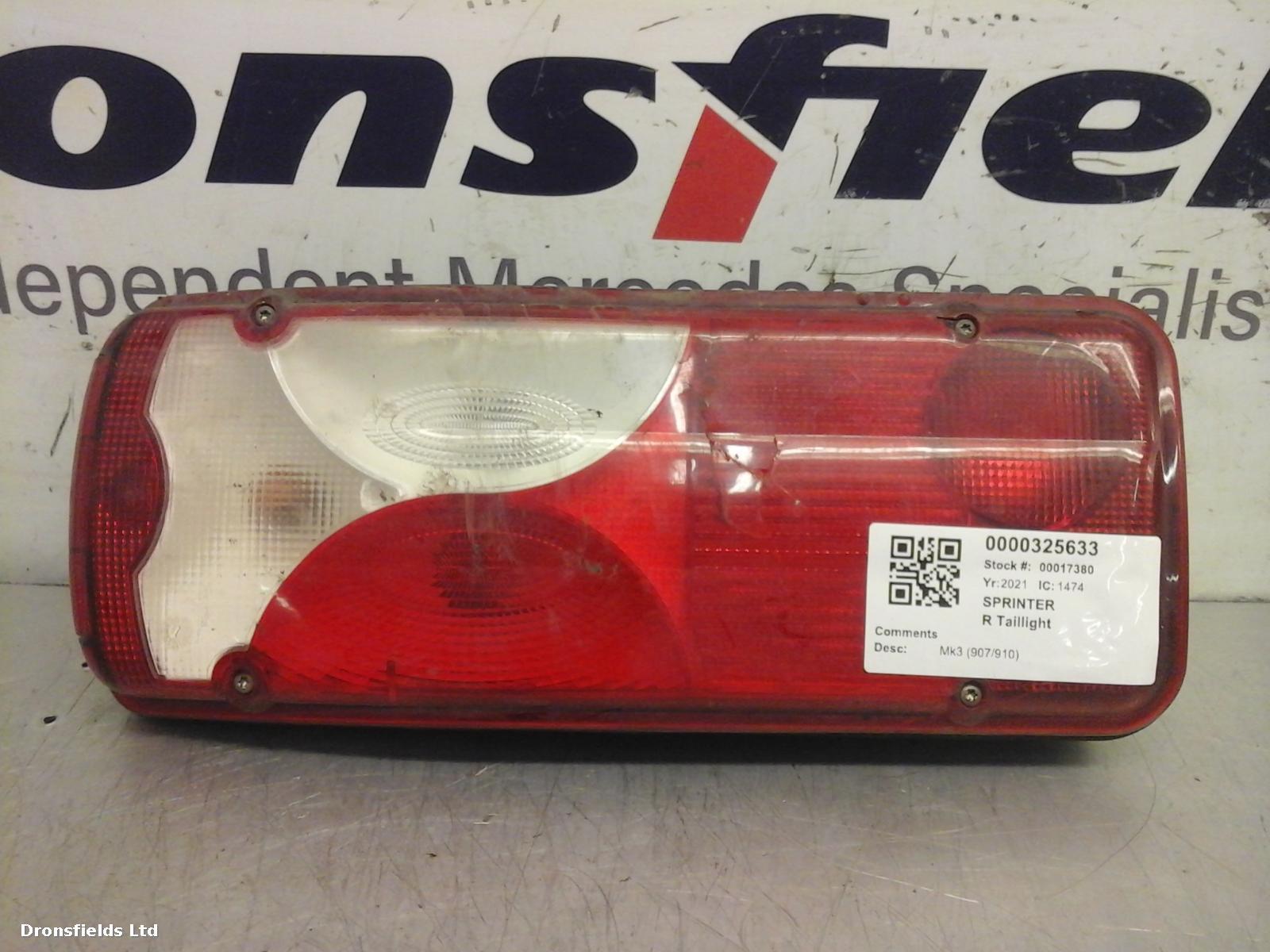 View Auto part R Taillight Mercedes Sprinter 2021