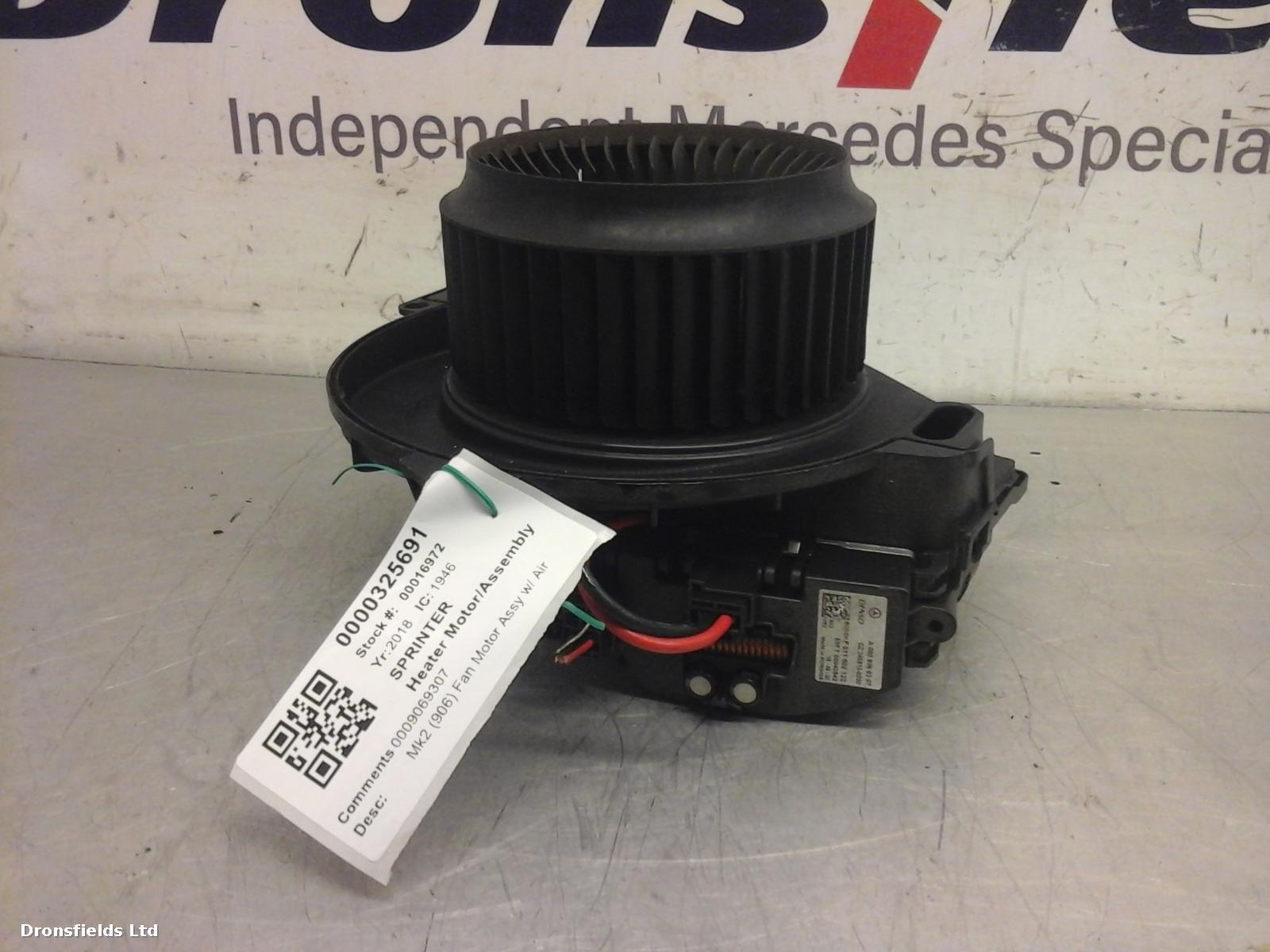 View Auto part Heater Motor/Assembly Mercedes Sprinter 2018