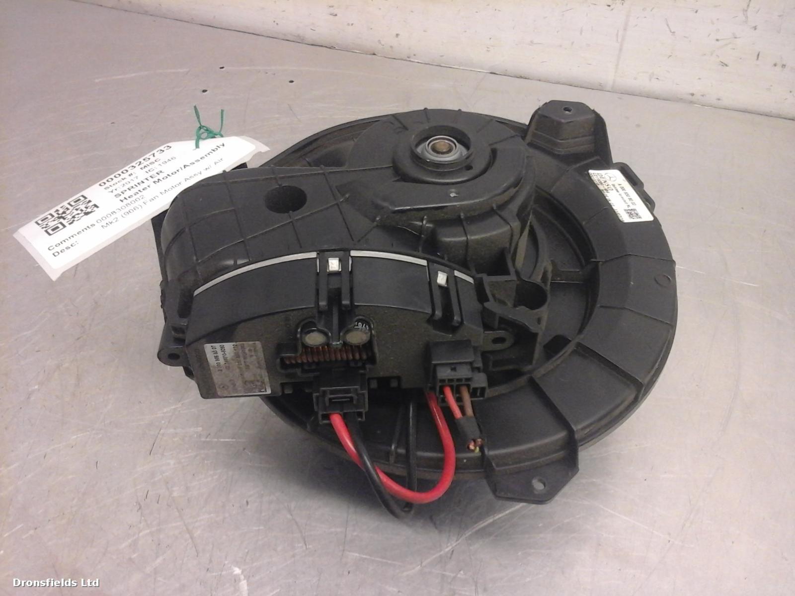 View Auto part Heater Motor/Assembly Mercedes Sprinter 2017