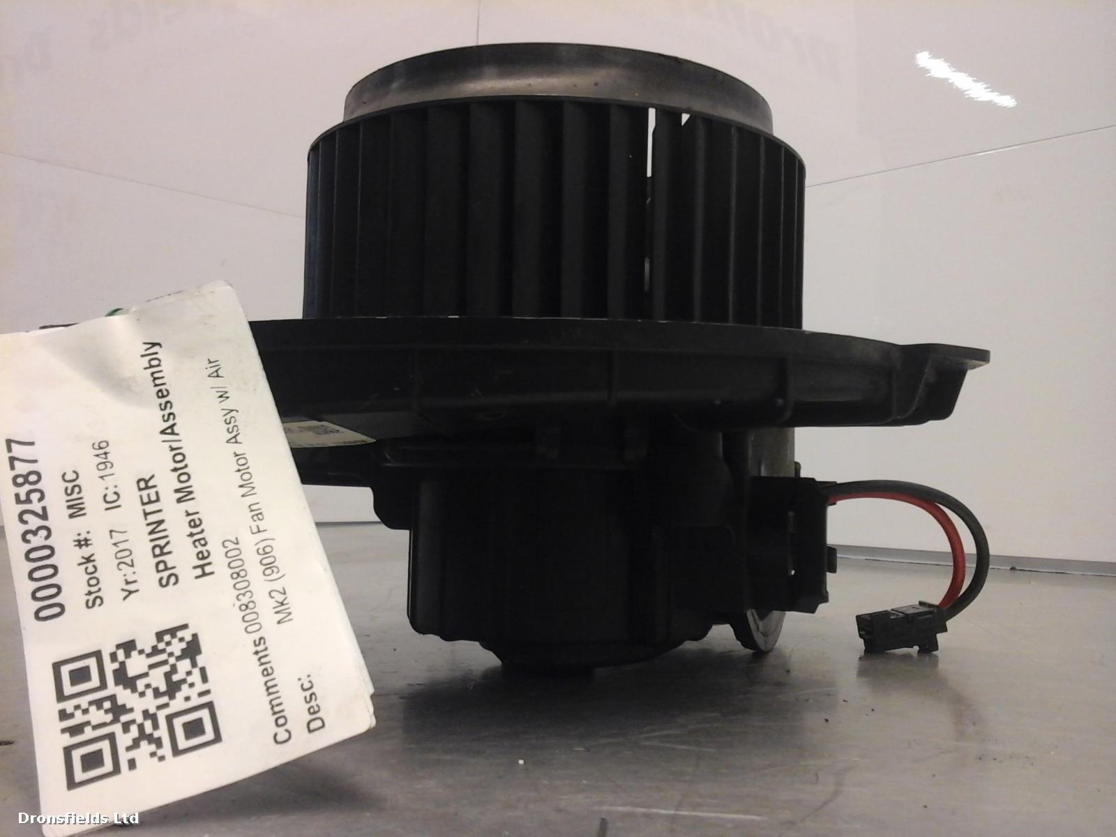 View Auto part Heater Motor/Assembly Mercedes Sprinter 2017
