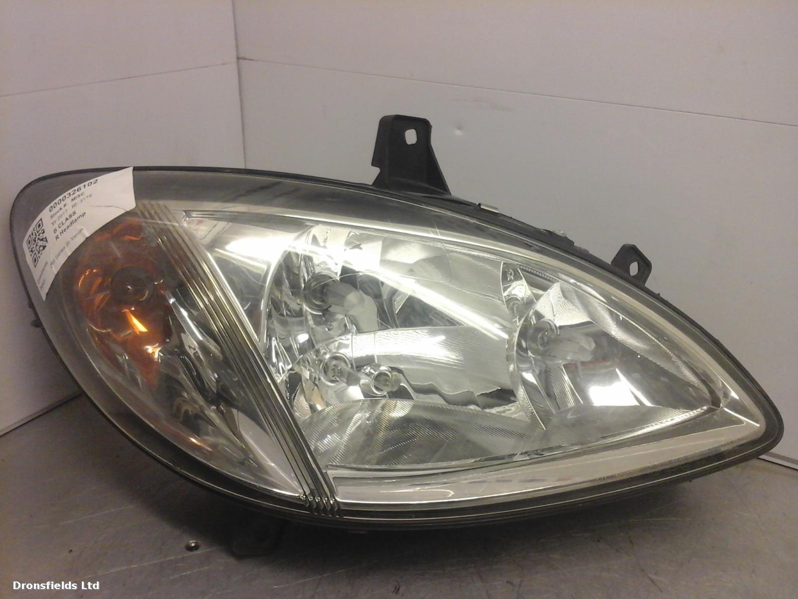 View Auto part R Headlamp Mercedes B Class 2017