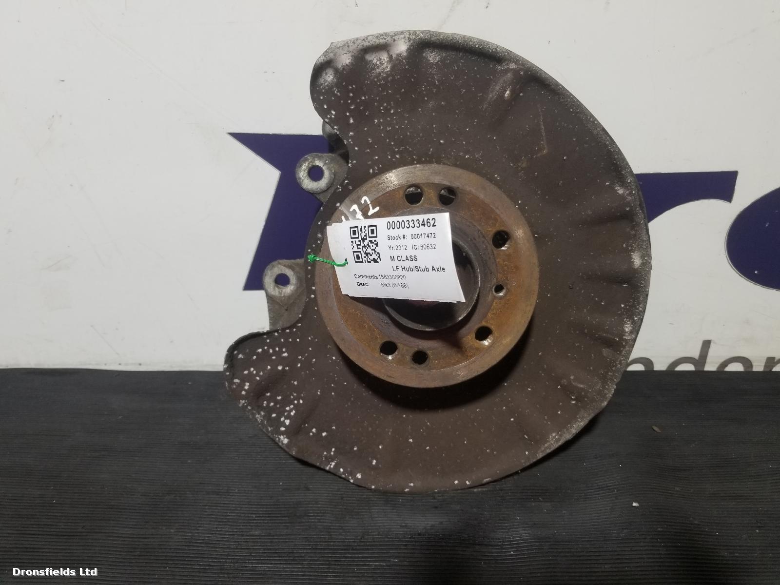View Auto part LF Hub/Stub Axle Assembly Mercedes M Class 2012