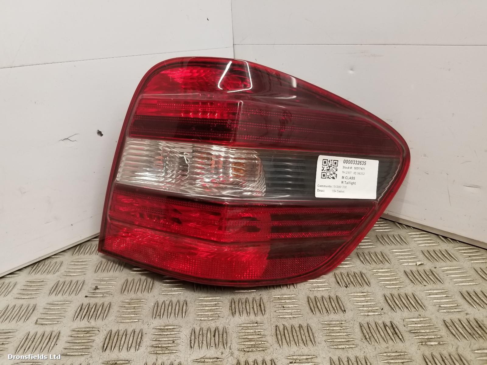 View Auto part R Taillight Mercedes M Class 2007