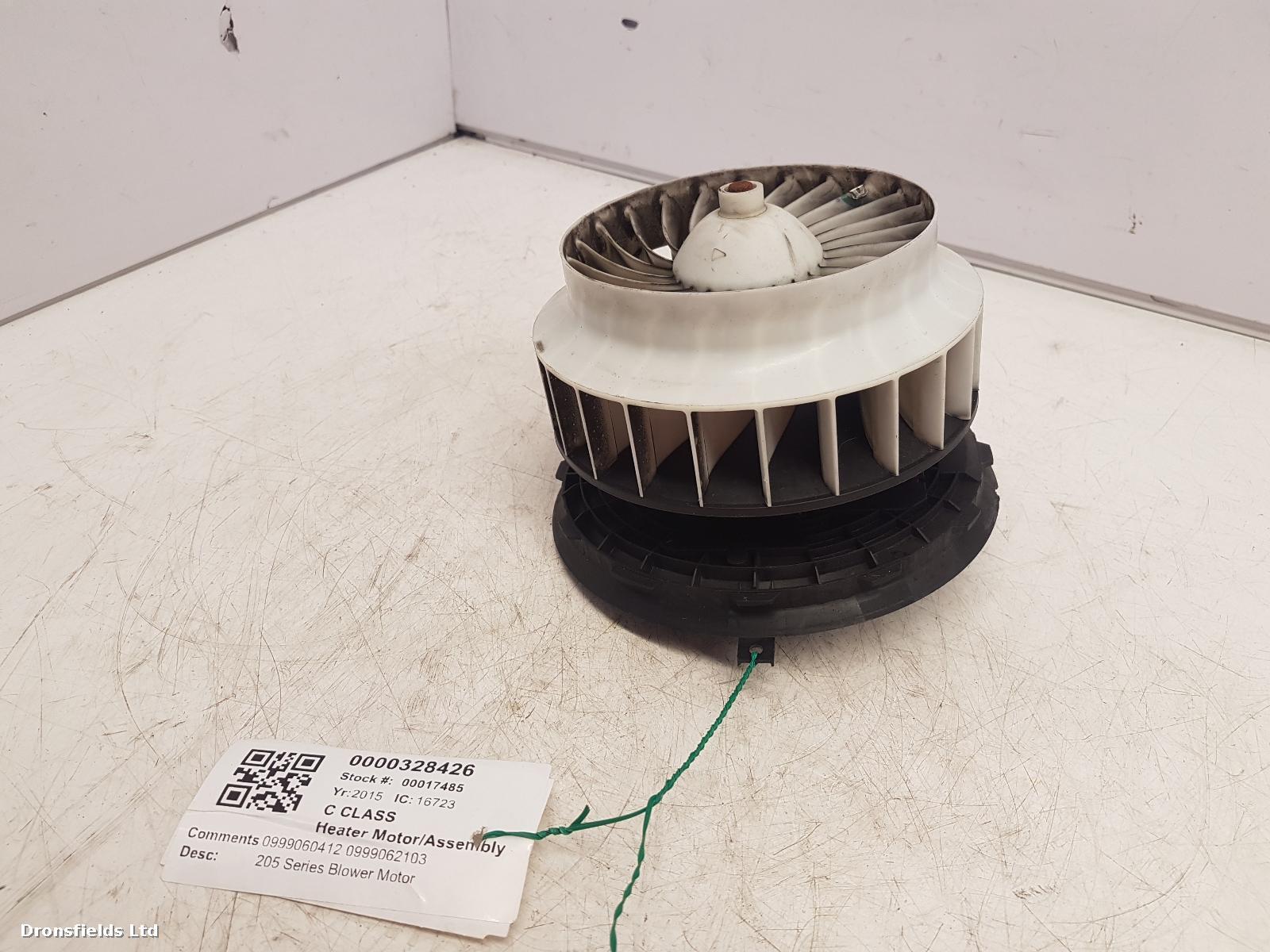 View Auto part Heater Motor/Assembly Mercedes C Class 2015