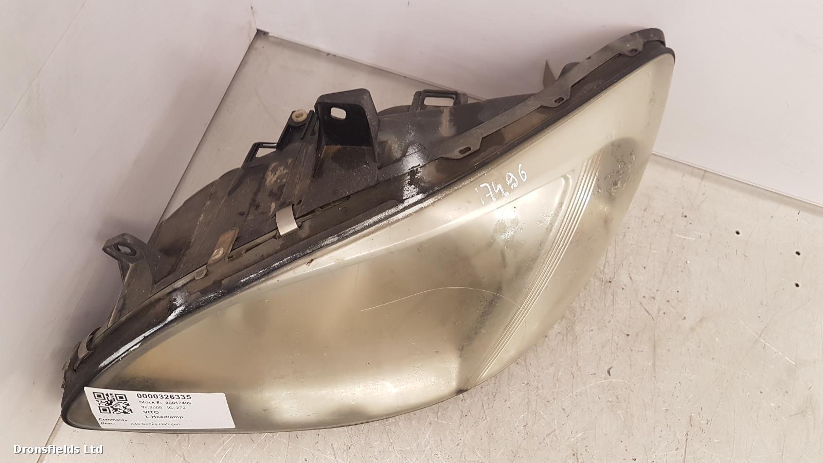 View Auto part L Headlamp Mercedes Vito 2008