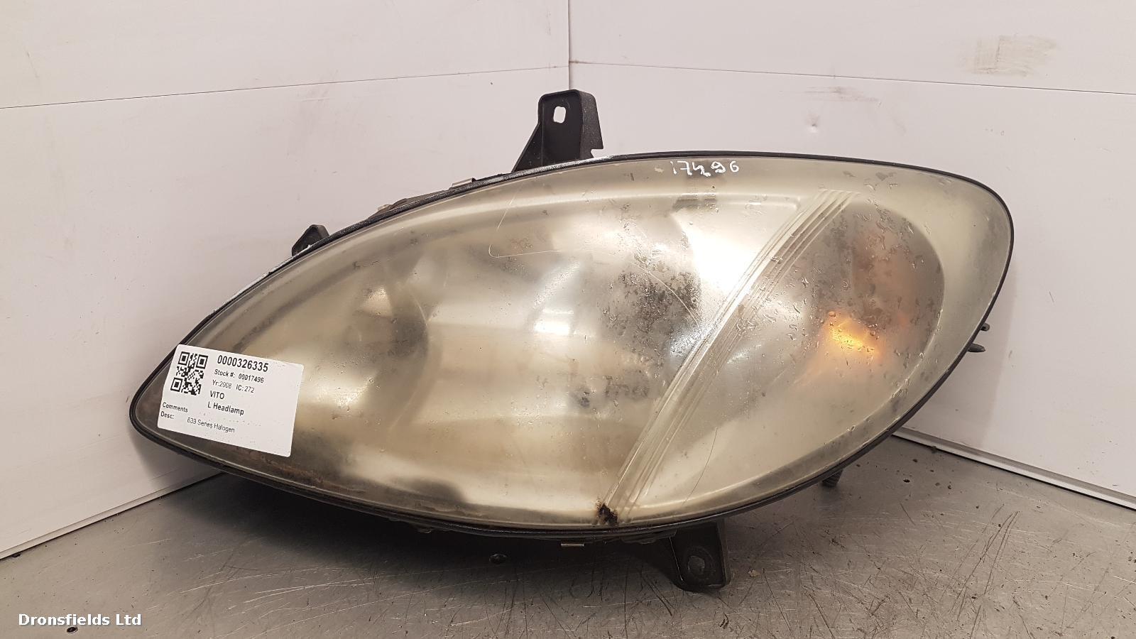 View Auto part L Headlamp Mercedes Vito 2008