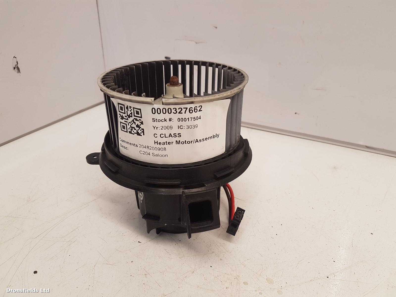View Auto part Heater Motor/Assembly Mercedes C Class 2009