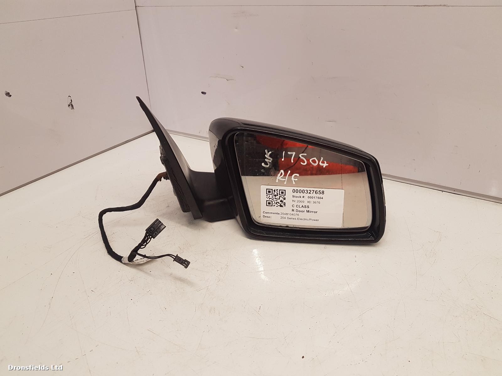 View Auto part R Door Mirror Mercedes C Class 2009