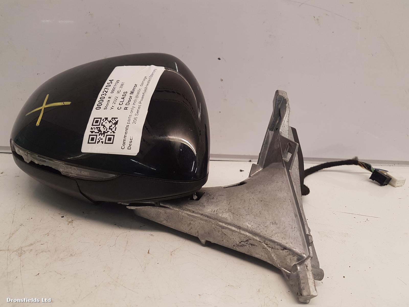 View Auto part R Door Mirror Mercedes C Class 2022