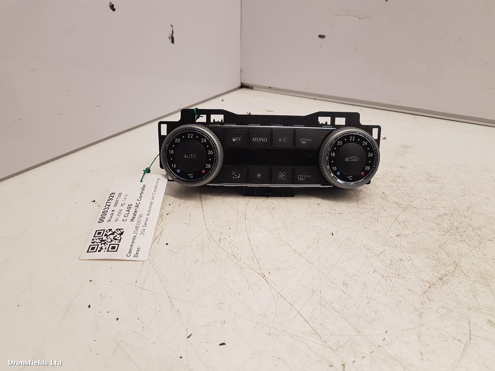View Auto part Heater/AC Controller Mercedes C Class 2008