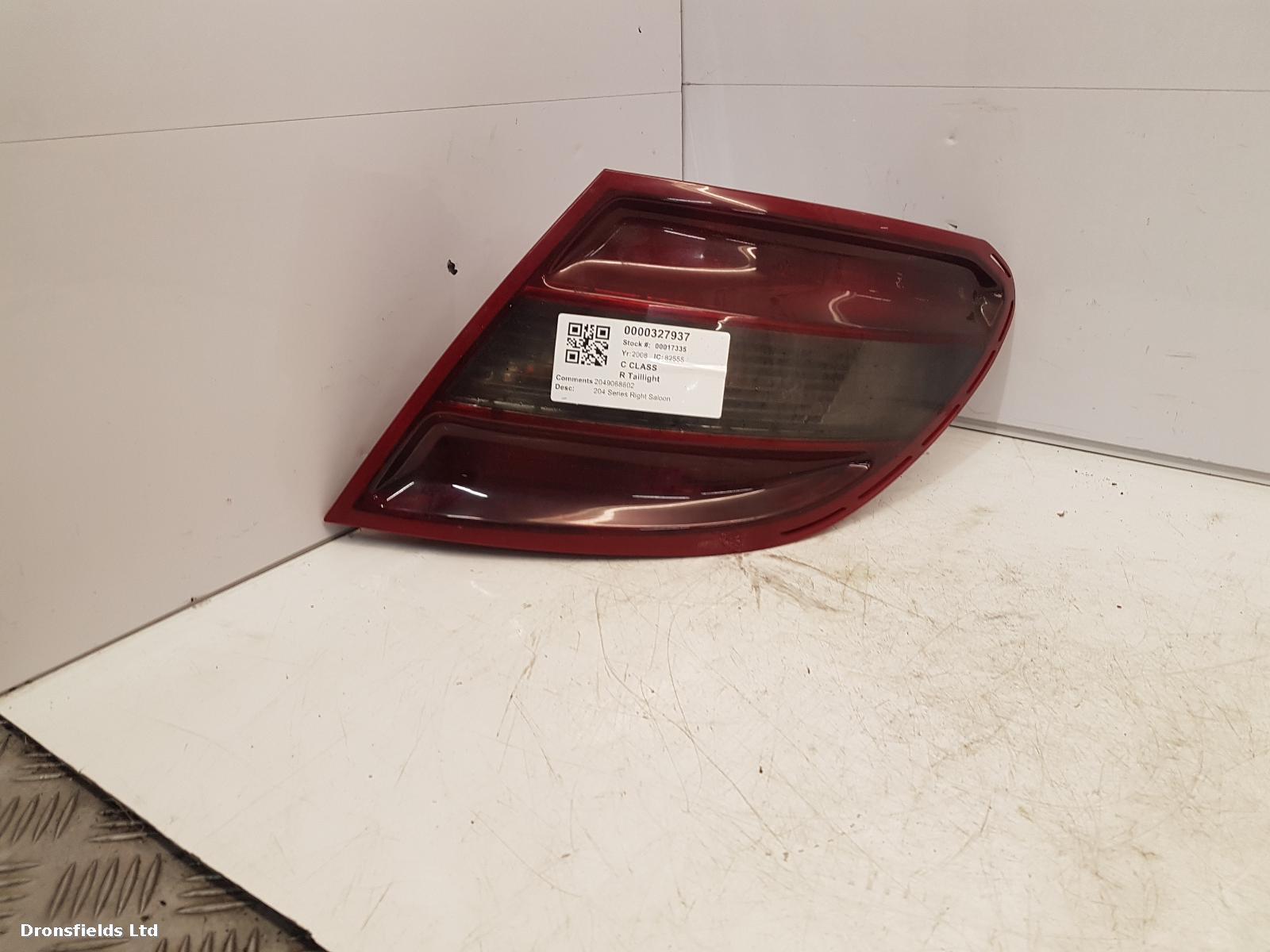 View Auto part R Taillight Mercedes C Class 2008