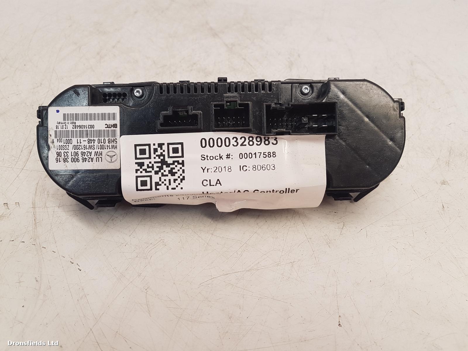 View Auto part Heater/AC Controller Mercedes Cla 2018