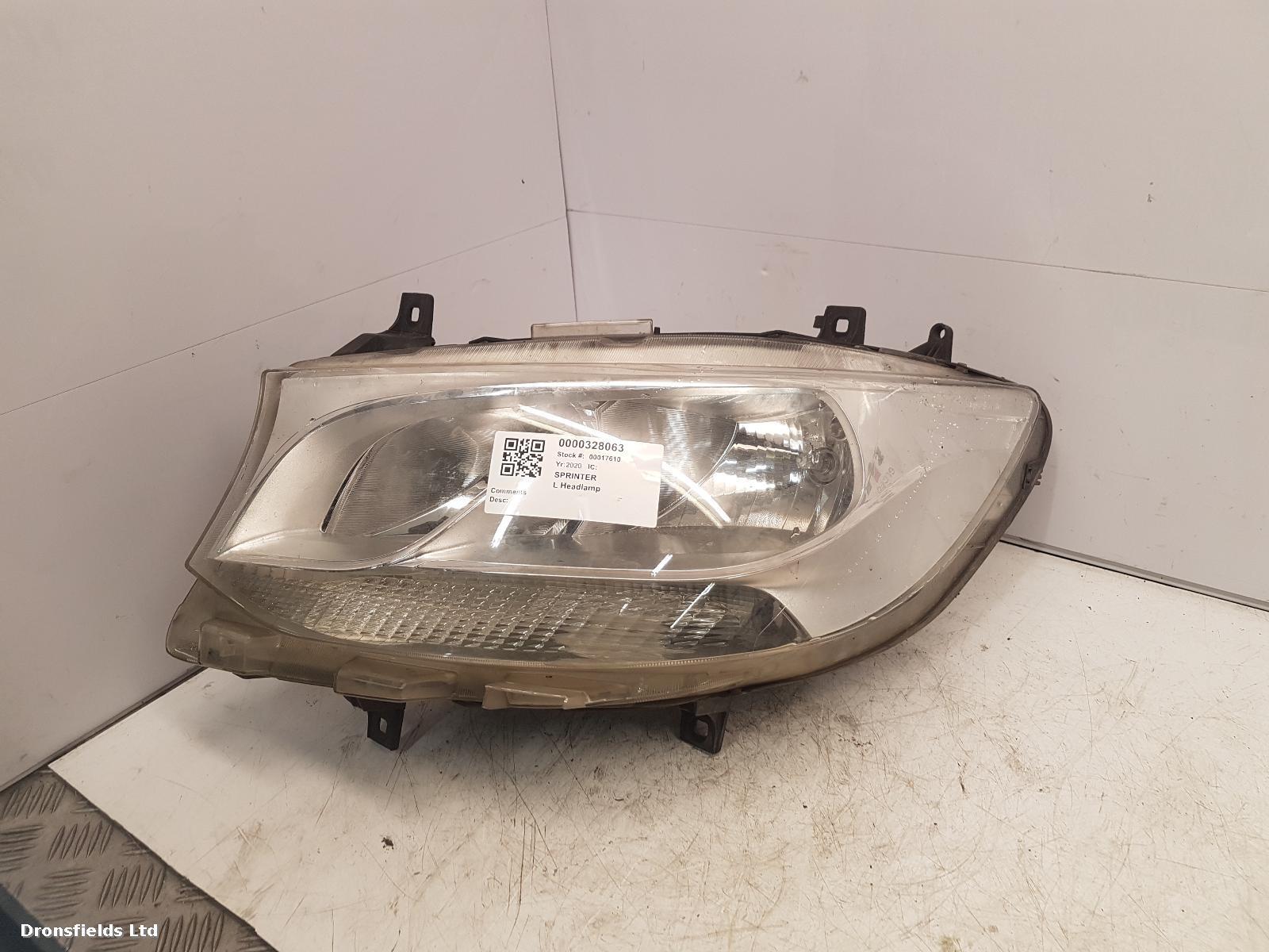 View Auto part L Headlamp Mercedes Sprinter 2020