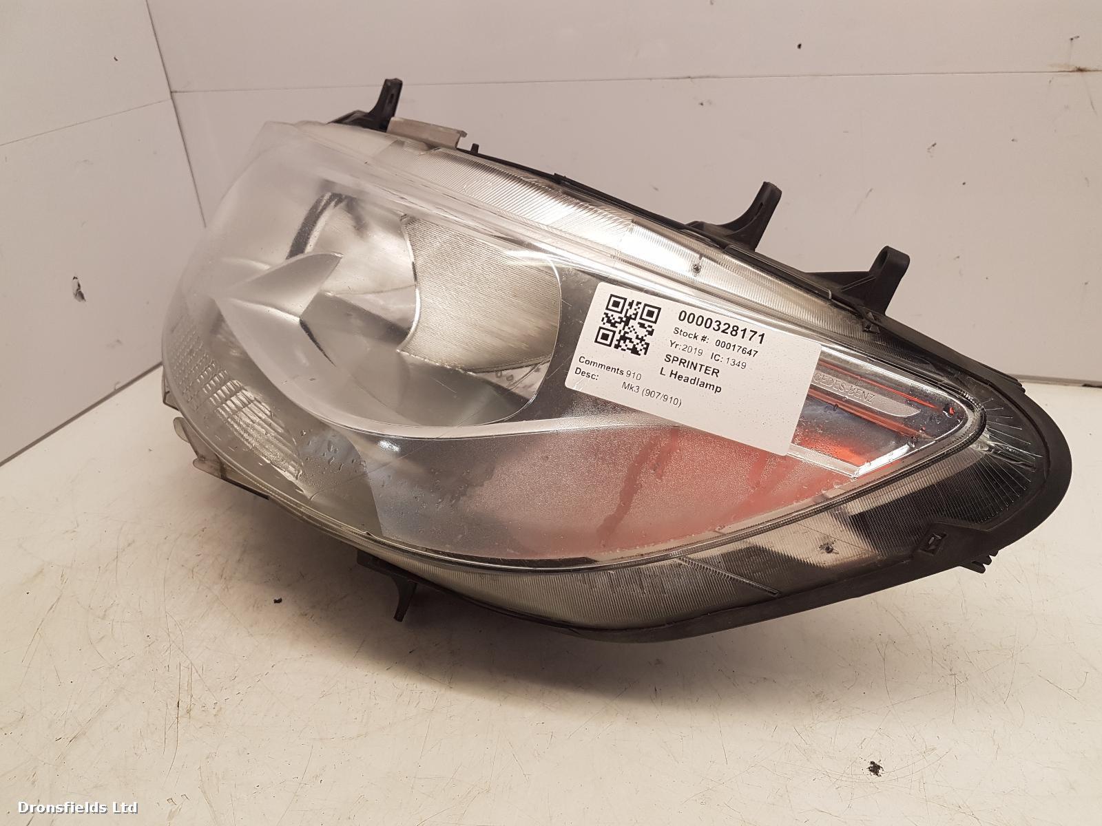 View Auto part L Headlamp Mercedes Sprinter 2019