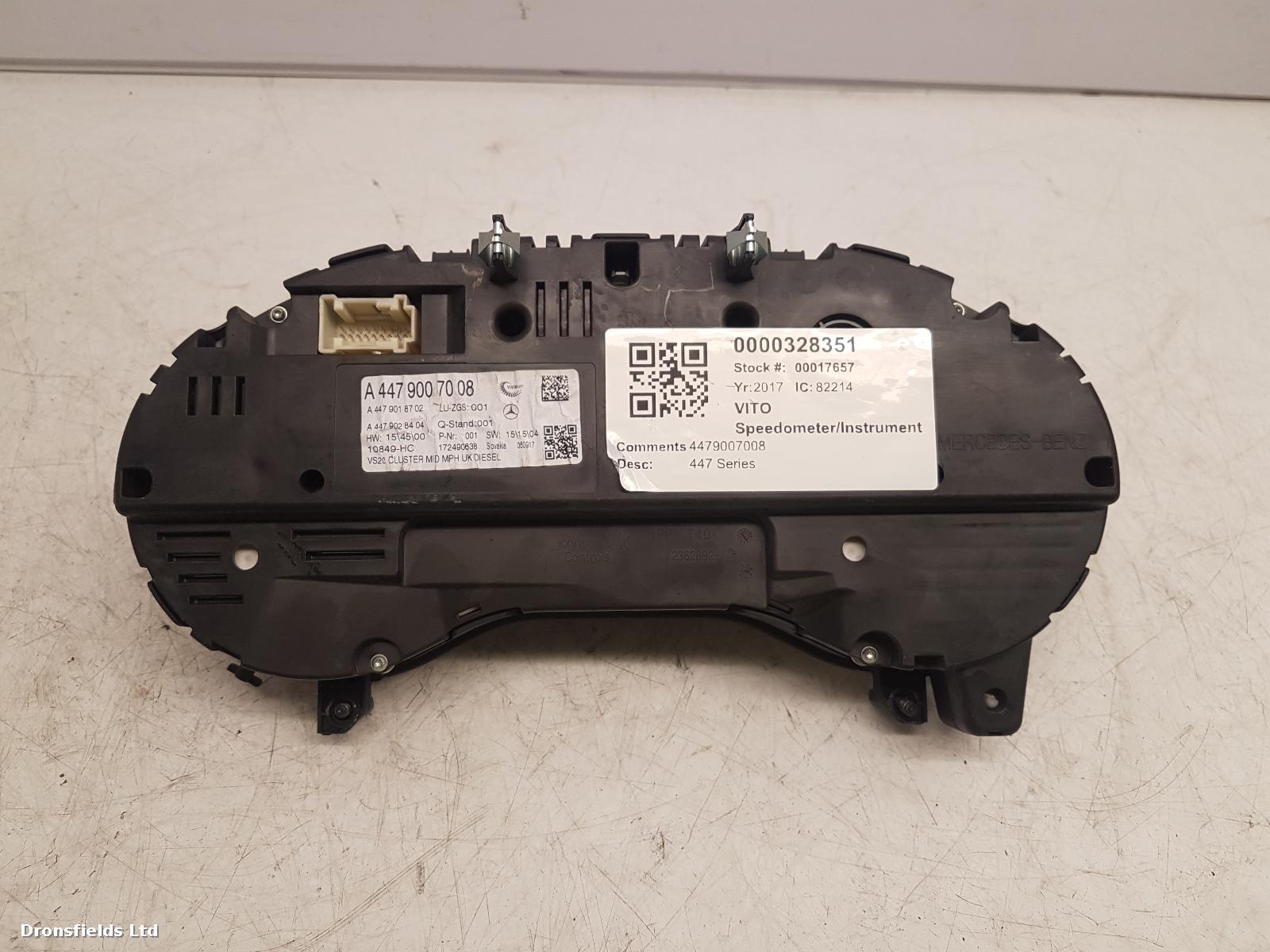 View Auto part Speedometer Mercedes Vito 2017