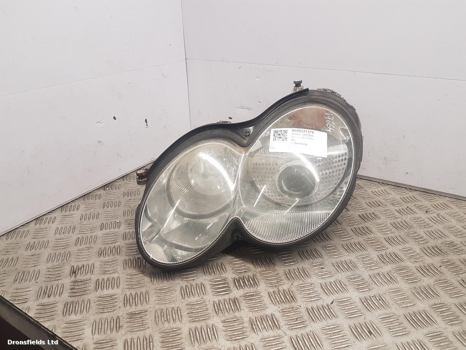 View Auto part L Headlamp Mercedes Sl 2002