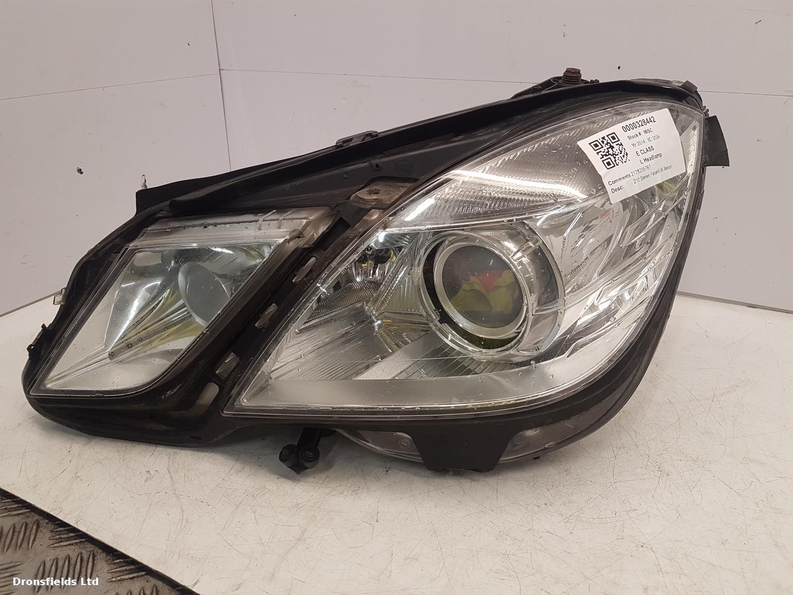 View Auto part L Headlamp Mercedes E Class 2014