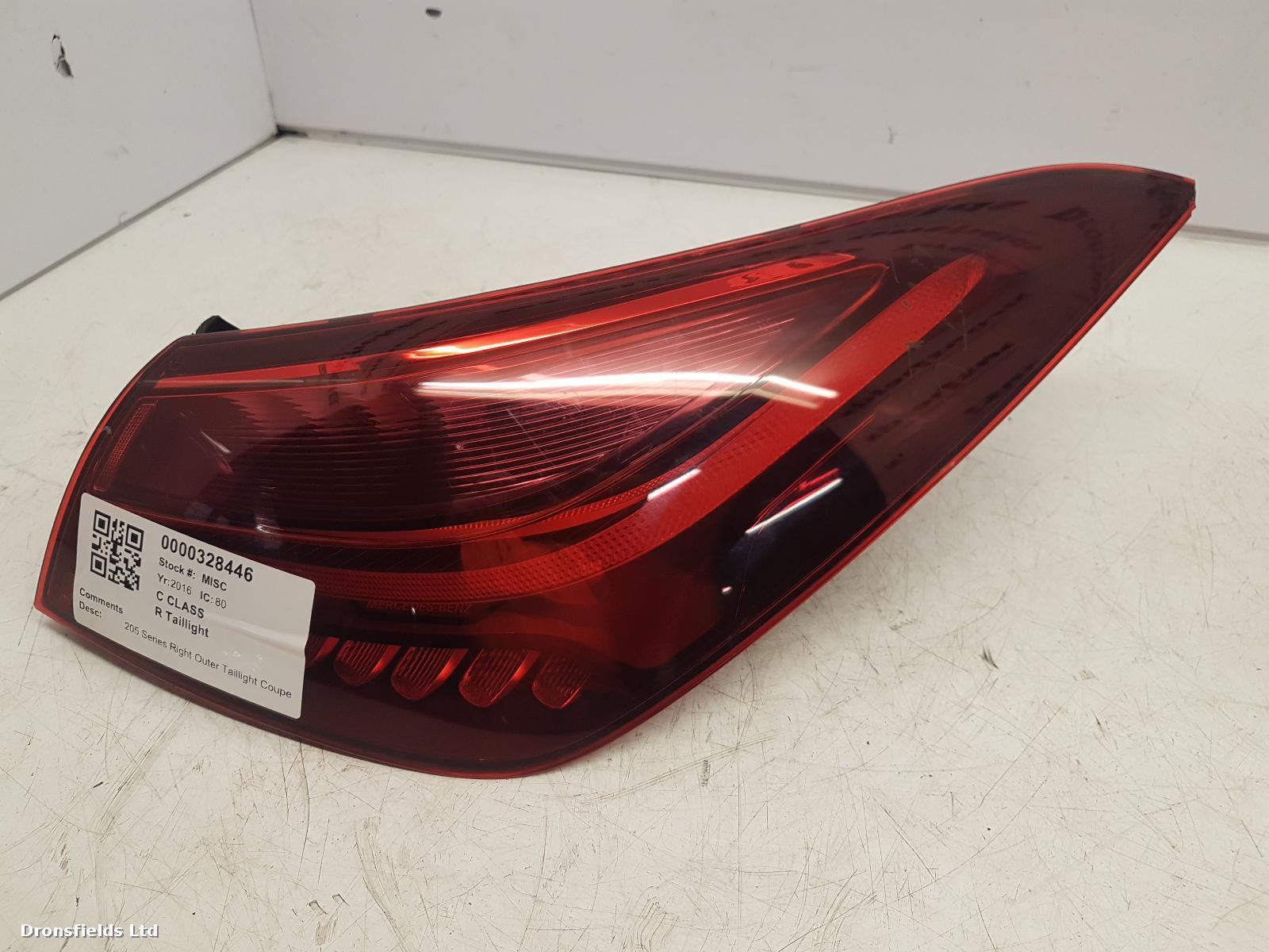 View Auto part R Taillight Mercedes C Class 2016