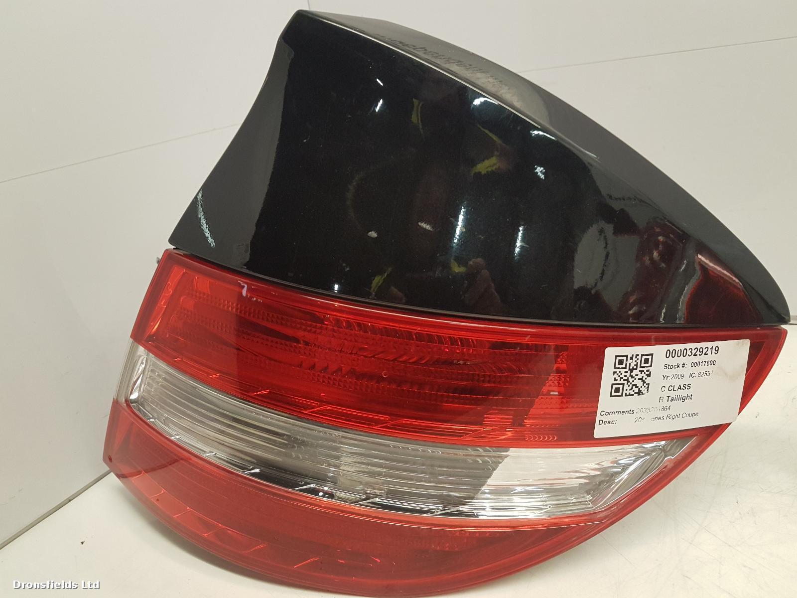 View Auto part R Taillight Mercedes C Class 2009