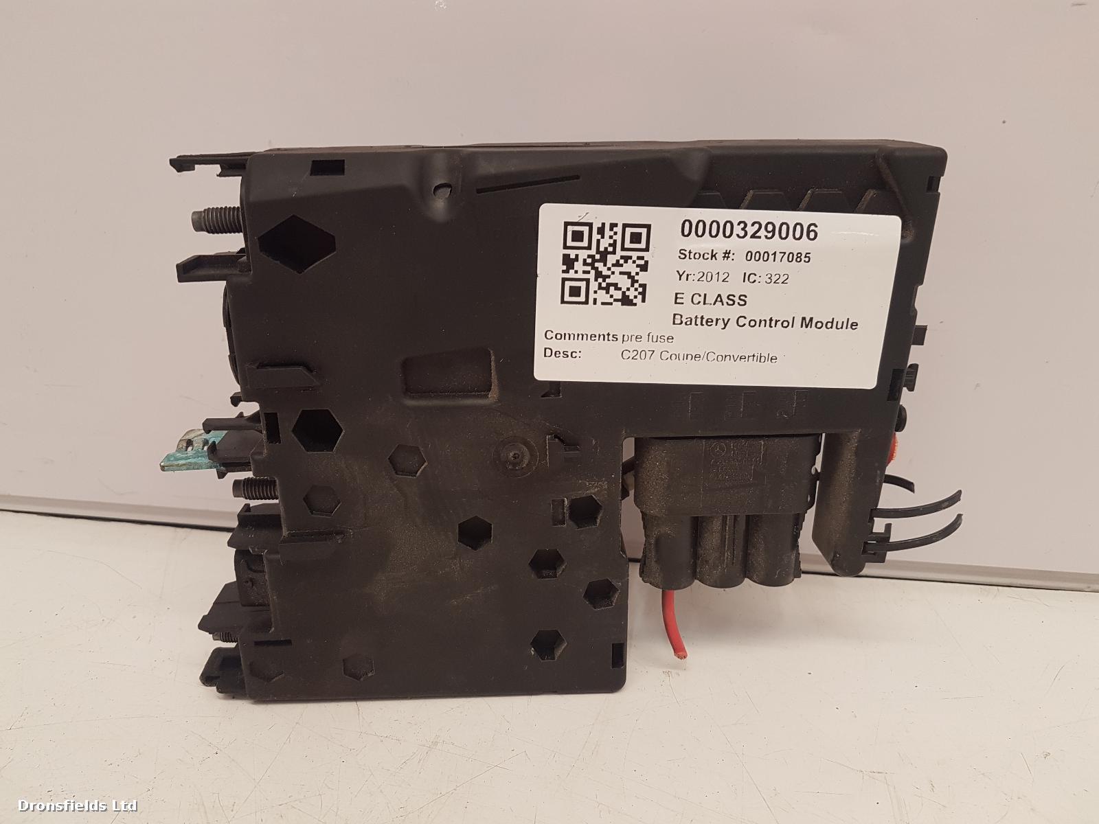 View Auto part Battery Control Module Mercedes E Class 2012