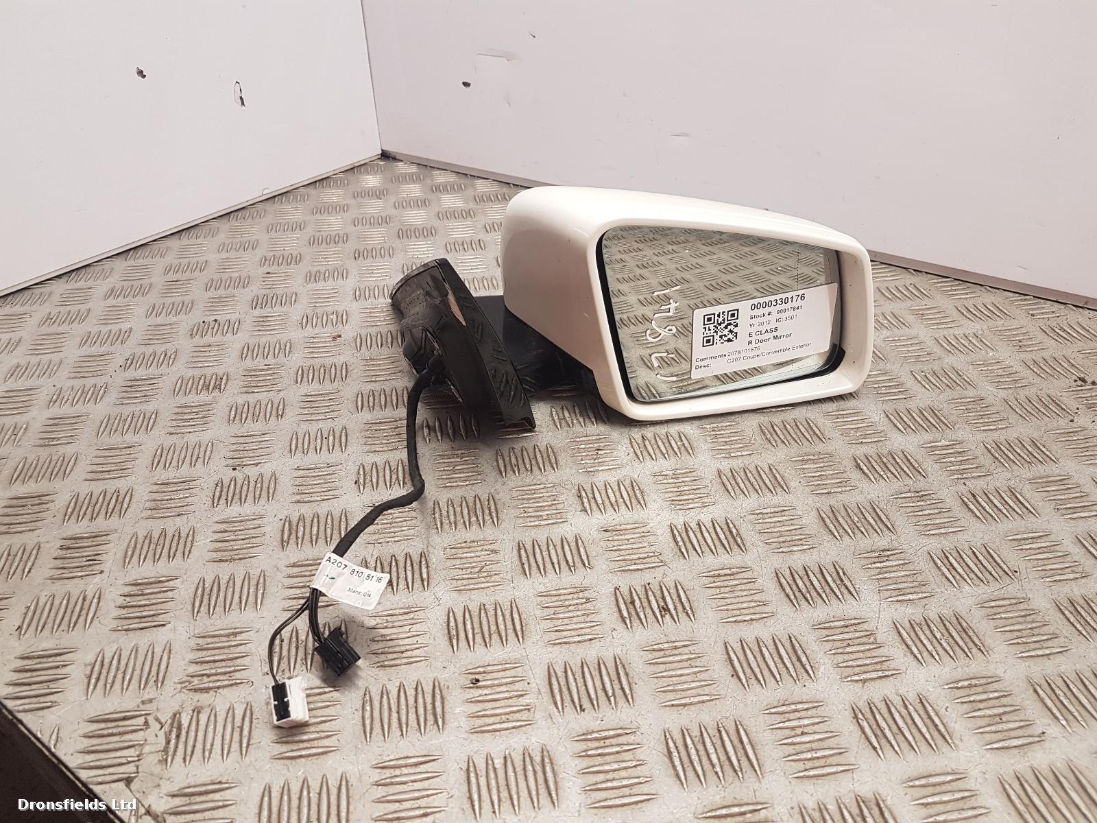 View Auto part R Door Mirror Mercedes E Class 2012