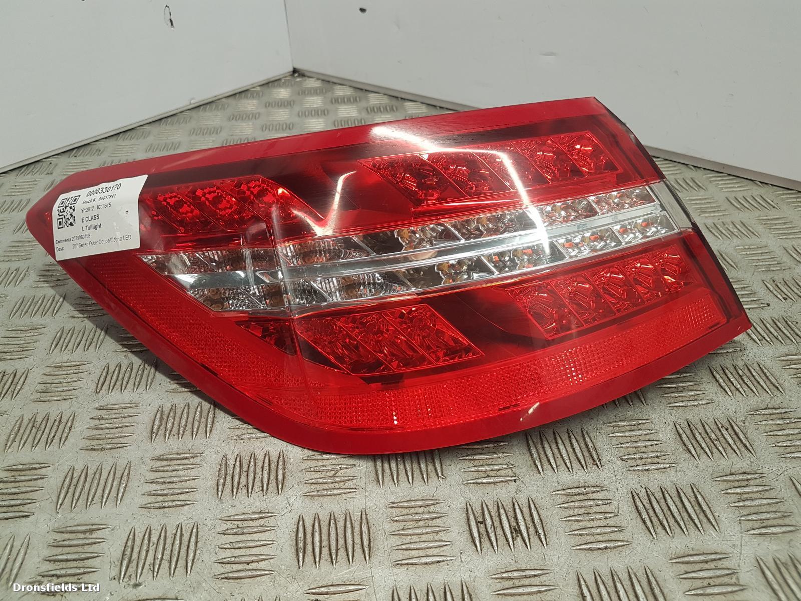 View Auto part L Taillight Mercedes E Class 2012