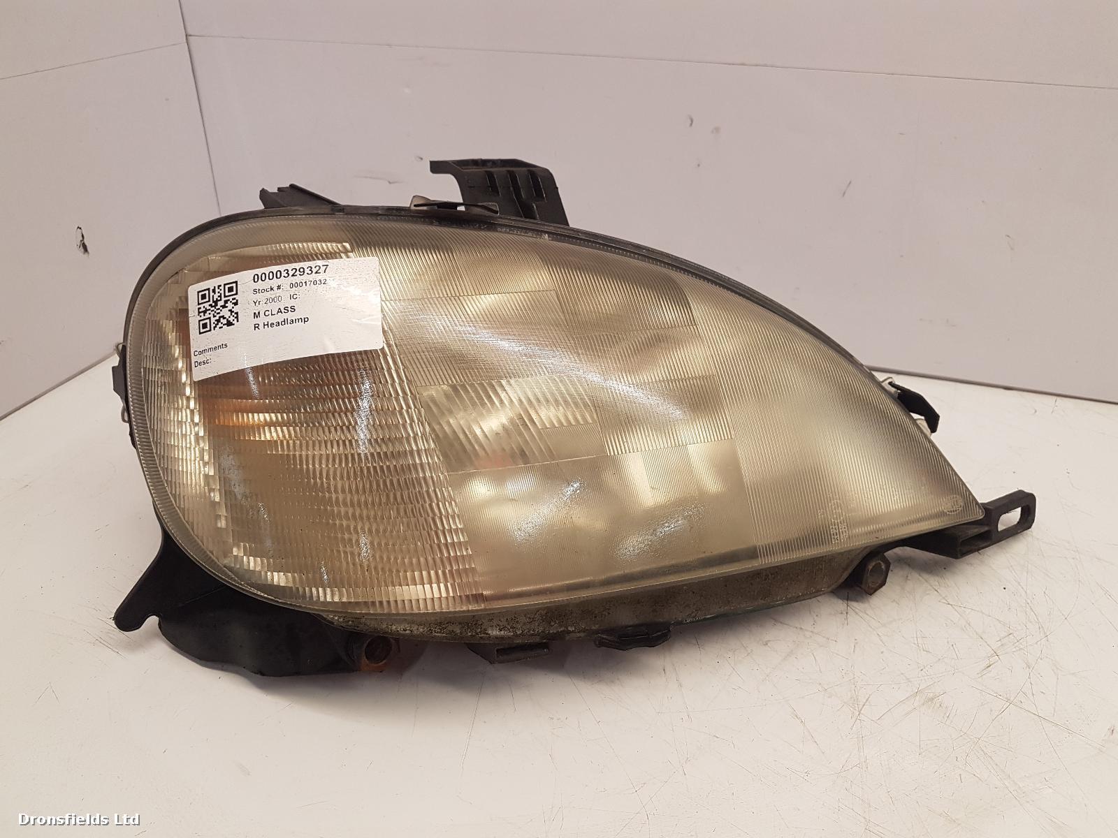 View Auto part R Headlamp Mercedes M Class 2000