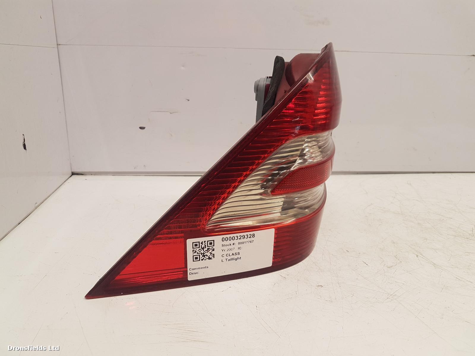 View Auto part L Taillight Mercedes C Class 2007