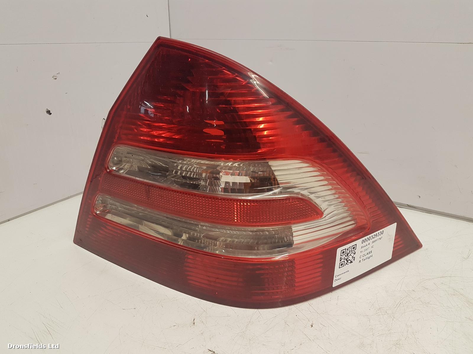 View Auto part R Taillight Mercedes C Class 2007