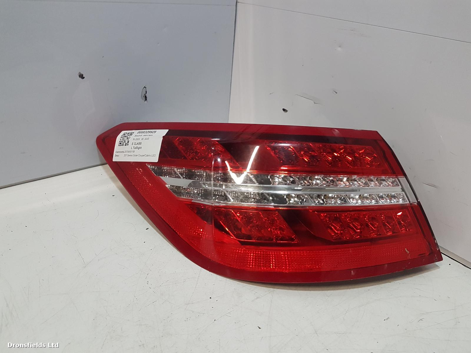 View Auto part L Taillight Mercedes E Class 2009