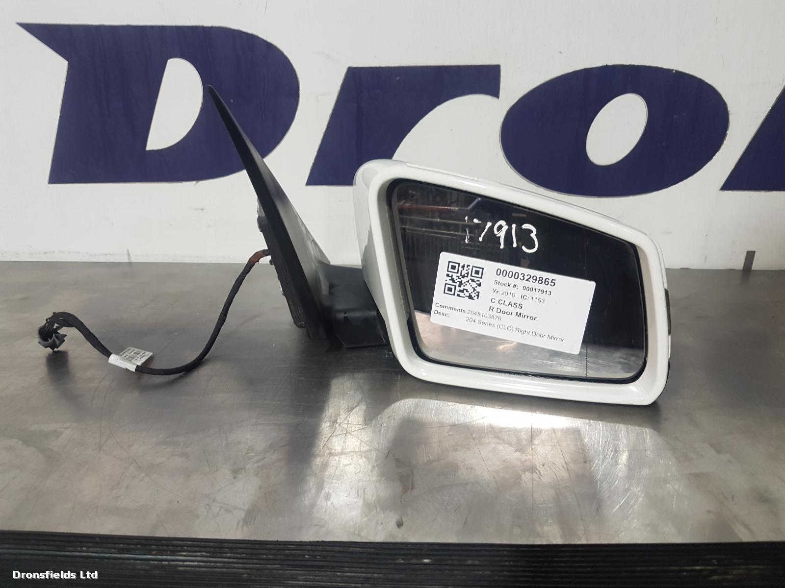 View Auto part R Door Mirror Mercedes C Class 2010