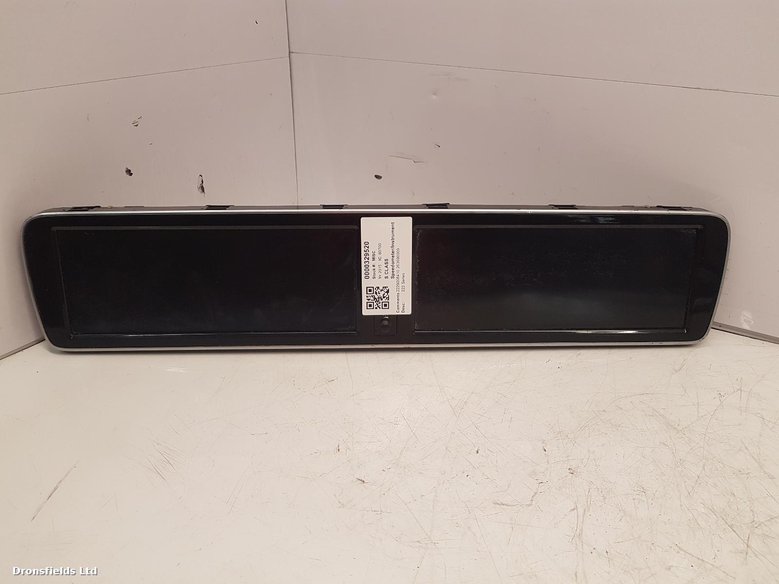 View Auto part Speedometer Mercedes S Class 2015