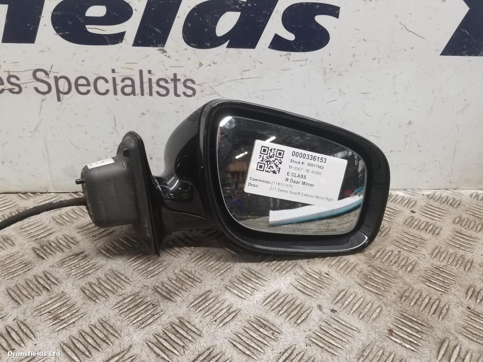 View Auto part R Door Mirror Mercedes E Class 2007