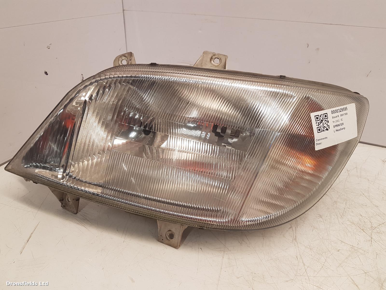 View Auto part L Headlamp Mercedes Sprinter 2002