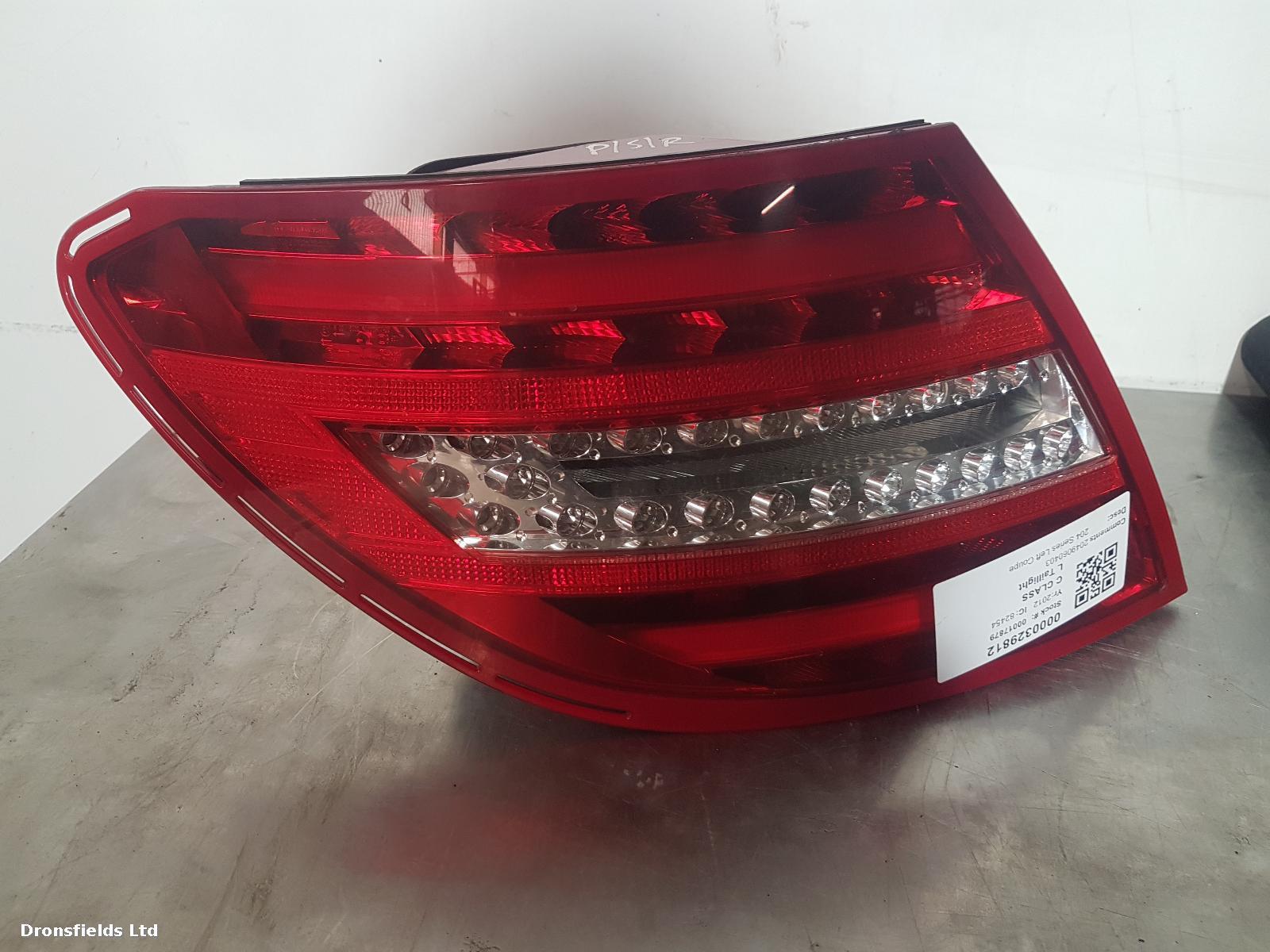 View Auto part L Taillight Mercedes C Class 2012