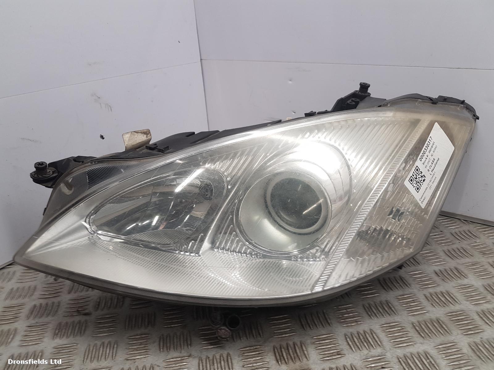 View Auto part L Headlamp Mercedes S Class 2007