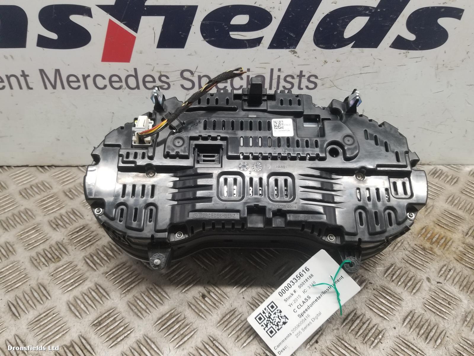 View Auto part Speedometer Mercedes C Class 2015