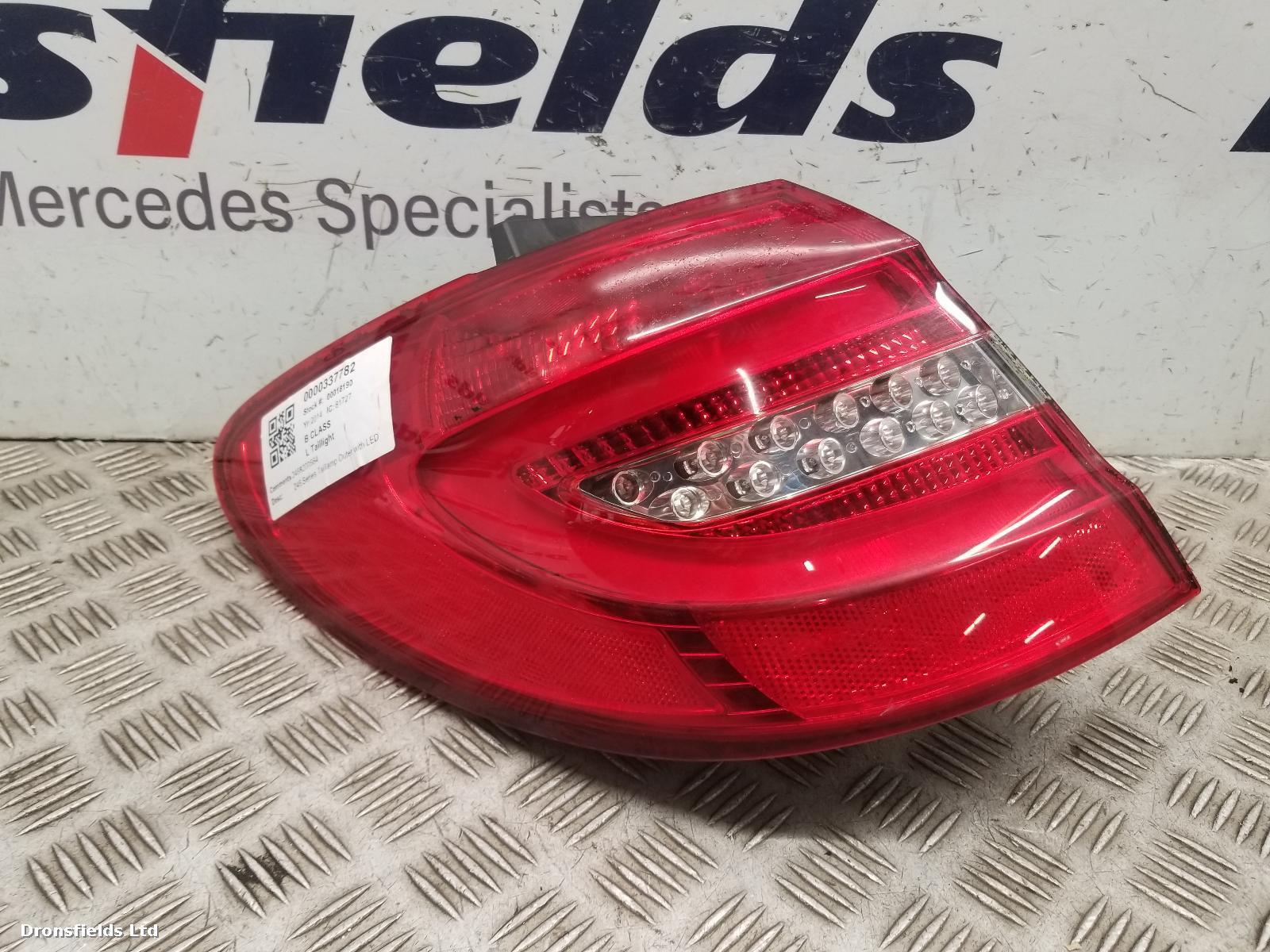 View Auto part L Taillight Mercedes B Class 2014